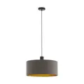 Produktbild: Braun Chrom Gold Moderne Hängelampe Pendelleuchte 1x60W/E27 53x150 [cm]