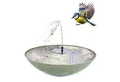 Produktbild: matches21 HOME & HOBBY Wasserspiel Solar-Brunnen Set für draußen - 45 cm Schale grün, (1 tlg), Wasser-Fontäne als Solar Spring-Brunnen Garten-Deko Vogeltränke