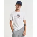 Produktbild: Gant T-Shirt REG ARCHIVE SHIELD SS T-SHIRT mit Logodruck auf der Brust weiß XXL (58/60)