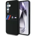 Produktbild: BMW Silicone Middle Tricolor Stripes MagSafe Case for Samsung Galaxy S25 - Black (Samsung Galaxy S25) (BMW000998-0)