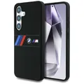 Produktbild: BMW Silicone Middle Tricolor Stripes MagSafe Hülle für Samsung Galaxy S25 Schwar