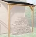 Produktbild: weka Schleppdach, BxT: 80x200 cm, für Blockbohlenhaus »Jens«