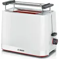 Produktbild: Bosch TAT3M121 Toaster, 950 W, 2-Scheiben, Automatische Endabschaltung, Nachtoastfunktion, Stoptaste, wei - Weiß