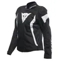 Produktbild: Dainese - Avro 5 Tex Jacket Wmn, Textil-Motorradjacke, mit Protektoren, Frau, Schwarz/Weiß/Schwarz, 52