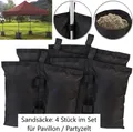 Produktbild: NEU 4er Set Sandsäcke wasserdicht Gewicht für Zelt Pavillon Sonnenschirm Camping