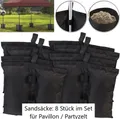 Produktbild: NEU 8er Set Sandsäcke wasserdicht Gewicht für Zelt Pavillon Sonnenschirm Camping