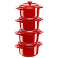 Produktbild: Staub Set of 4 Ceramic Pots 40508-158-0 Gift Giving