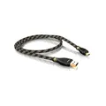 Produktbild: Ausverkauf * Sonderpreis * VIABLUE KR-2 Silver USB-Kabel 2.0 * Typ A/Mini-B * Triple-Shield Technologie * 24 Karat echtvergoldete Kontakte * inkl. Sleeve * 50 cm * 0.5 m
