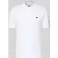 Produktbild: Lacoste Poloshirt mit Label-Stitching Modell 'L.12.12 CORE' in Weiss, Größe 3XL