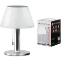 Produktbild: ito electronics Solar Tischlampe Indoor Outdoor 3 Stufen | 4-8 Stunden Leuchtdauer | Warmweißes LED-Licht silber