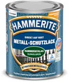 Produktbild: Hammerite Metallschutzlack Hammerschlag, 3in1 Rostschutzlack für Metall, Dunkelgrün, 750 ml