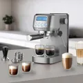 Produktbild: CASO EspressoGourmet Crema – Siebträgermaschine aus Edelstahl, mit Milchaufschäumer, Espresso, Cappuccino, 20 bar ULKA-Pumpe, ESE Pads