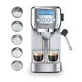 Produktbild: EspressoGourmet Crema  Siebträgermaschine, Espressomaschine, mit Milchaufschä...