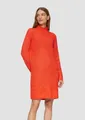 Produktbild: s.Oliver Minikleid Strickkleid mit Stehkragen und überschnittenen Schultern Schlitz