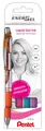 Produktbild: Pentel Gel-Tintenroller EnerGel XmRT 4er Set Fancyfarben