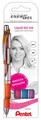 Produktbild: 4 Pentel Gel-Tintenroller EnerGel XmRT, 4er Set, Fancyfarben