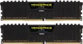 Produktbild: Corsair Vengeance LPX schwarz DIMM Kit 16GB, DDR4-3000, CL15-17-17-35 CMK16GX4M2B3000C15