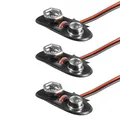 Produktbild: 3x Batteriehalter für 9V Block Akkuhalter Batterieclip lose Kabelenden 11446