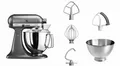 Produktbild: Original KitchenAid Artisan 5KSM175PSEMS Medallion Silber (Zustand: Neu)