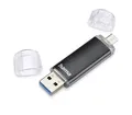 Produktbild: Hama Laeta Twin, USB 3.0 USB-Stick (USB 3.0, Lesegeschwindigkeit 40 MB/s)