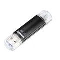 Produktbild: USB Type-A / Micro-USB Stick 128 GB 124001 Laeta Twin (Schwarz)