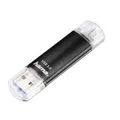 Produktbild: Hama FlashPen Laeta Twin, USB 3.0, 40 MB/s  128 GB schwarz