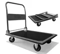 Produktbild: Lagertrolley Rollwagen 90x60cm H86cm faltbar für Garage Werkstatt Haushalt Keller Plattformwagen