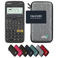 Produktbild: Casio fx-82DE X ClassWiz inkl. WYNGS Schutztasche Hellgrau - Wissenschaftlicher Taschenrechner - Basic Set