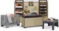 Produktbild: bruder 62250 - Bworld UPS Paketshop mit Tresen, Kasse, Paketwaage, Gitterbox, Pa
