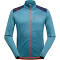 Produktbild: LA SPORTIVA Herren Fleecejacke Midlayer Wanderjacke Outdoorjacke True North, Farbe:Blau, Artikel:-642643 Hurricane/deep sea, Größe:2XL