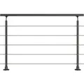Produktbild: Dolle Geländer-Komplettset 150 cm Bodenmontage Anthrazit