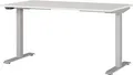 Produktbild: Schreibtisch Agenda, elektrisch höhenverstellbar, B 1400 x T 800 x H 720-1200 mm, Lichtgrau/Silber + Memory-USB-Panel 661955