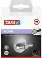Produktbild: tesa MOON MOON Garderobenhaken aus Edelstahl (L x B x H) 65 x 50 x 35 mm Silber Inhalt: 1 St. (40305-00000-00)