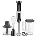 Produktbild: KitchenAid 5KHBV83EOB Stabmixer mit Zubehör Onyx schwarz Factory Serviced