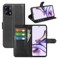 Produktbild: betterfon Handyhülle Kompatibel mit Motorola Moto G13 / G23 | Premium Qualität TPU Klapphülle mit Kartenfächern | Magnetverschluss Handyhülle | Schwarz