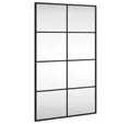 Produktbild: vidaXL Spiegel Wandspiegel Schwarz 50x80 cm Rechteckig Eisen