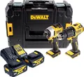 Produktbild: DeWalt DCK 2062 M2T Akku Kombopack 18 V DCD 709 Schlagbohrschrauber + DCF 809 Schlagschrauber + 2x Akku 4,0 Ah + Ladegerät + TSTAK
