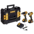 Produktbild: DEWALT DCK2062M2T-QW Set Akkuschrauber mit Batterie mit Ladegerät bürstenloser Motor