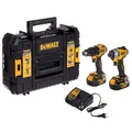 Produktbild: 5035048723692 ELEKTROWERKZEUG COMBO DEWALT DCK2062M2T (DCD709+DCF809) 18V 2X4,0A