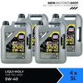 Produktbild: Liqui Moly Top Tec 4100 5W-40 VW MB Fiat ACEA C3 Motoröl 4x5 Liter = 20 Liter