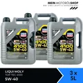 Produktbild: Liqui Moly Top Tec 4100 5W-40 VW MB Fiat ACEA C3 Motoröl 3x5 Liter = 15 Liter
