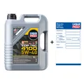 Produktbild: Liqui Moly Motoröl Top Tec 4100, 5W-40, 5-Liter Kanister - Art.Nr. 3701+Ölzettel
