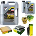 Produktbild: INSPEKTIONSKIT FILTER LIQUI MOLY ÖL 7L 5W-40 für BMW 5er F10 F18 535i