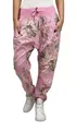 Produktbild: Mississhop 130 Damen Hose Blumen Sweatpants Jogginghose Baumwolle Freizeithose Boyfriend Sporthose Blumenprint Rosa