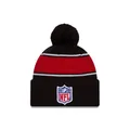 Produktbild: New Era NFL Shield NFL 2024 Sideline Sport Knit Schwarz Bommelmütze - One-Size