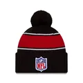 Produktbild: New Era NFL Logo Bommel Mütze Beanie American Football Sport Knit Schwarz SALE