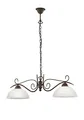 Produktbild: Reality Leuchten R3432-24 Pendelleuchte, Glas, Metall, E27, Rostfarben, 83x150 cm