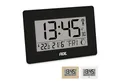 Produktbild: ADE Funktischuhr Digital,Tischuhr & Wanduhr mit XXL-Display, Thermometer Funkuhr mit Datum, Wochentag & Mondphasen, inkl. 2 AA Batterien
