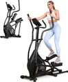 Produktbild: Hop-Sport Crosstrainer HS-140CF Rock für Zuhause mit Magnetwiderstand & 32 Widerstandsstufen, Ellipsentrainer bis 120kg belastbar