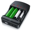 Produktbild: Aplic Power Akku Ladegerät Universale Akku Ladestation Battery Charger 4x